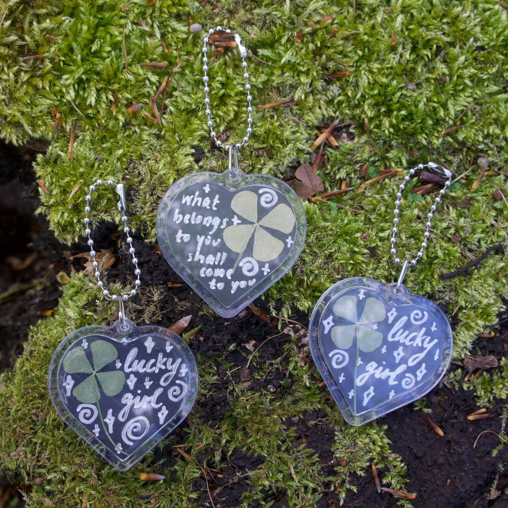 lucky clover keychains (B-Grade)