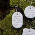 positive message keychains