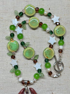 lucky clover bug necklace