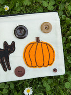 pumpkin cat pouch