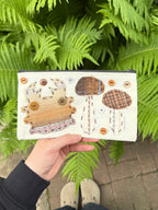 mushroom bug pouch - summer walk