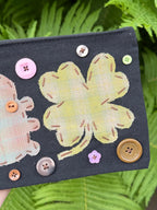 lucky clover bug pouch