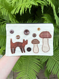mushroom cat pouch