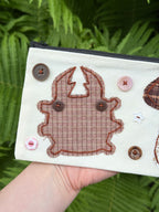 mushroom bug pouch - autumn
