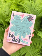 notepad - lucky clover