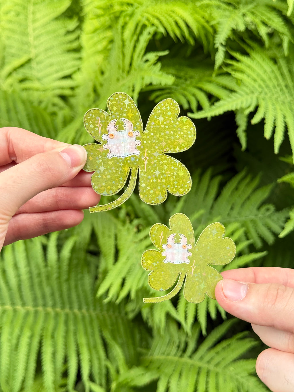 lucky clover buggie stickers