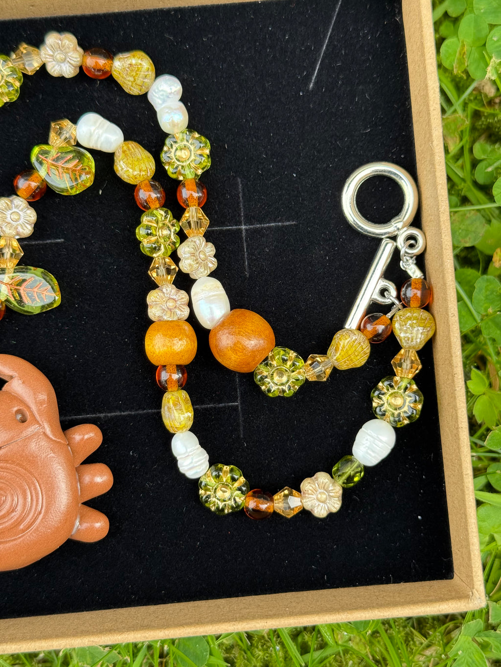summer tree bug necklace