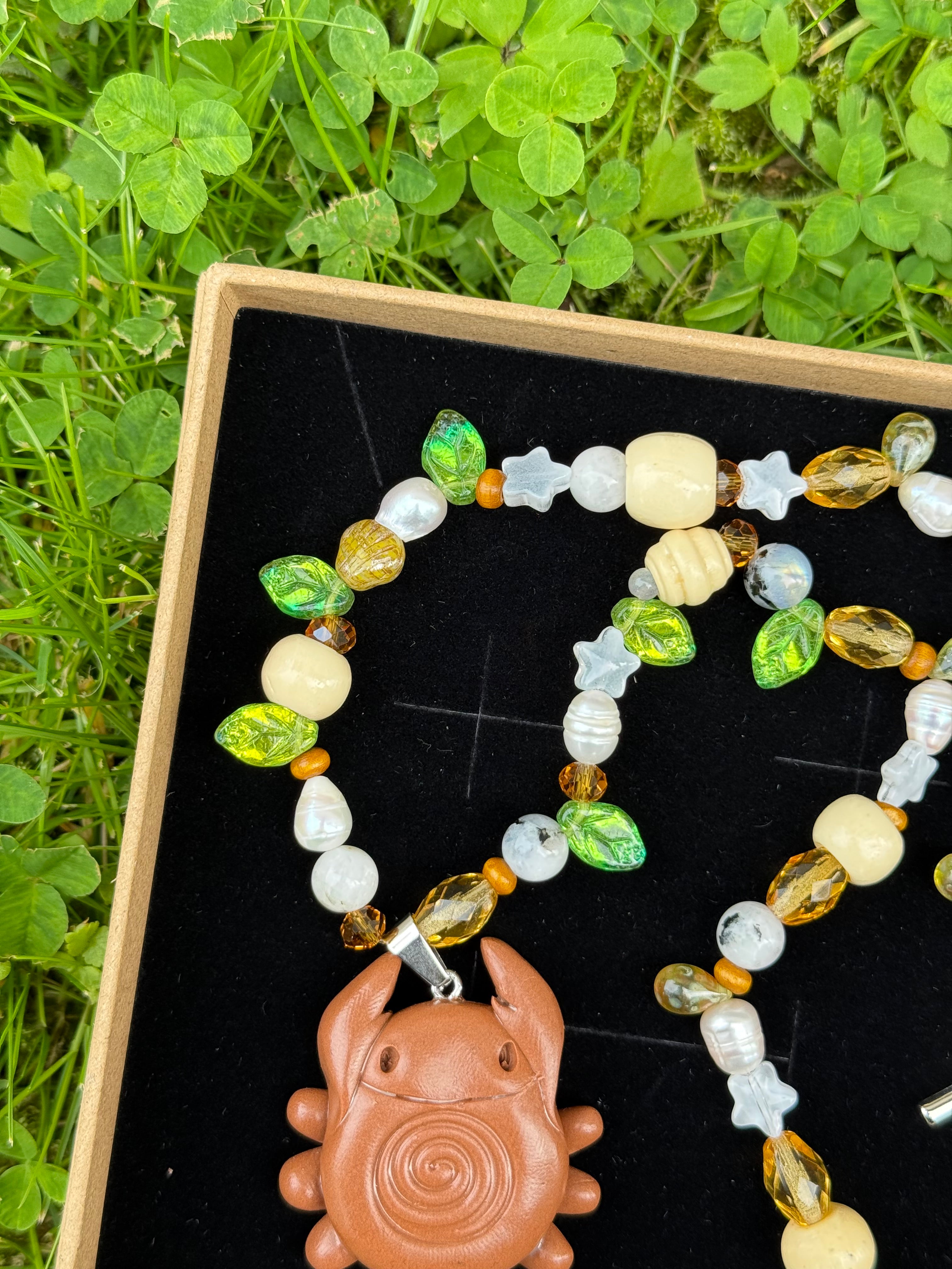 sweet summer bug necklace