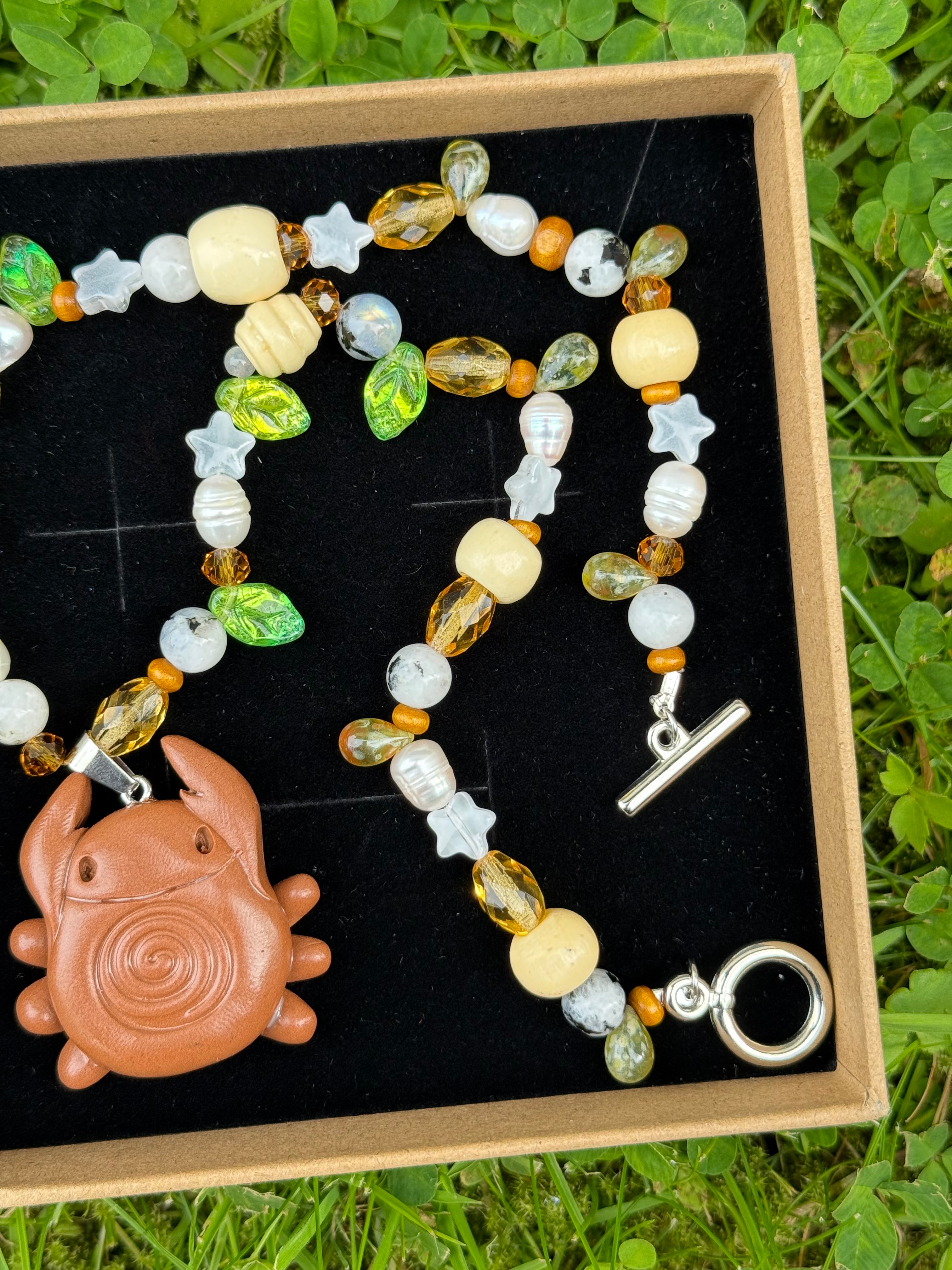 sweet summer bug necklace