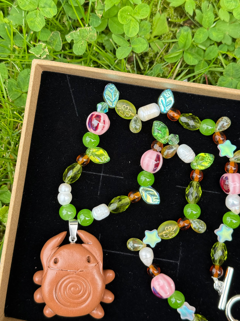 sweet summer bug necklace