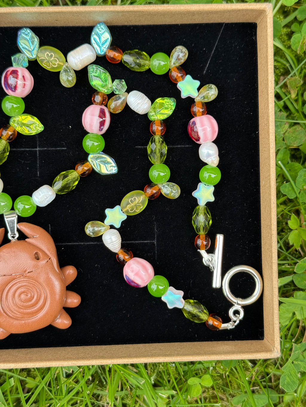 sweet summer bug necklace