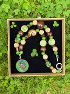 chunky spiral bug necklace