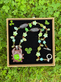 fairy garden bug necklace
