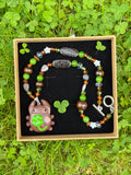 secret garden bug necklace