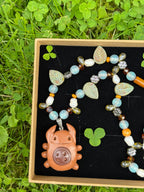 magical button bug necklace