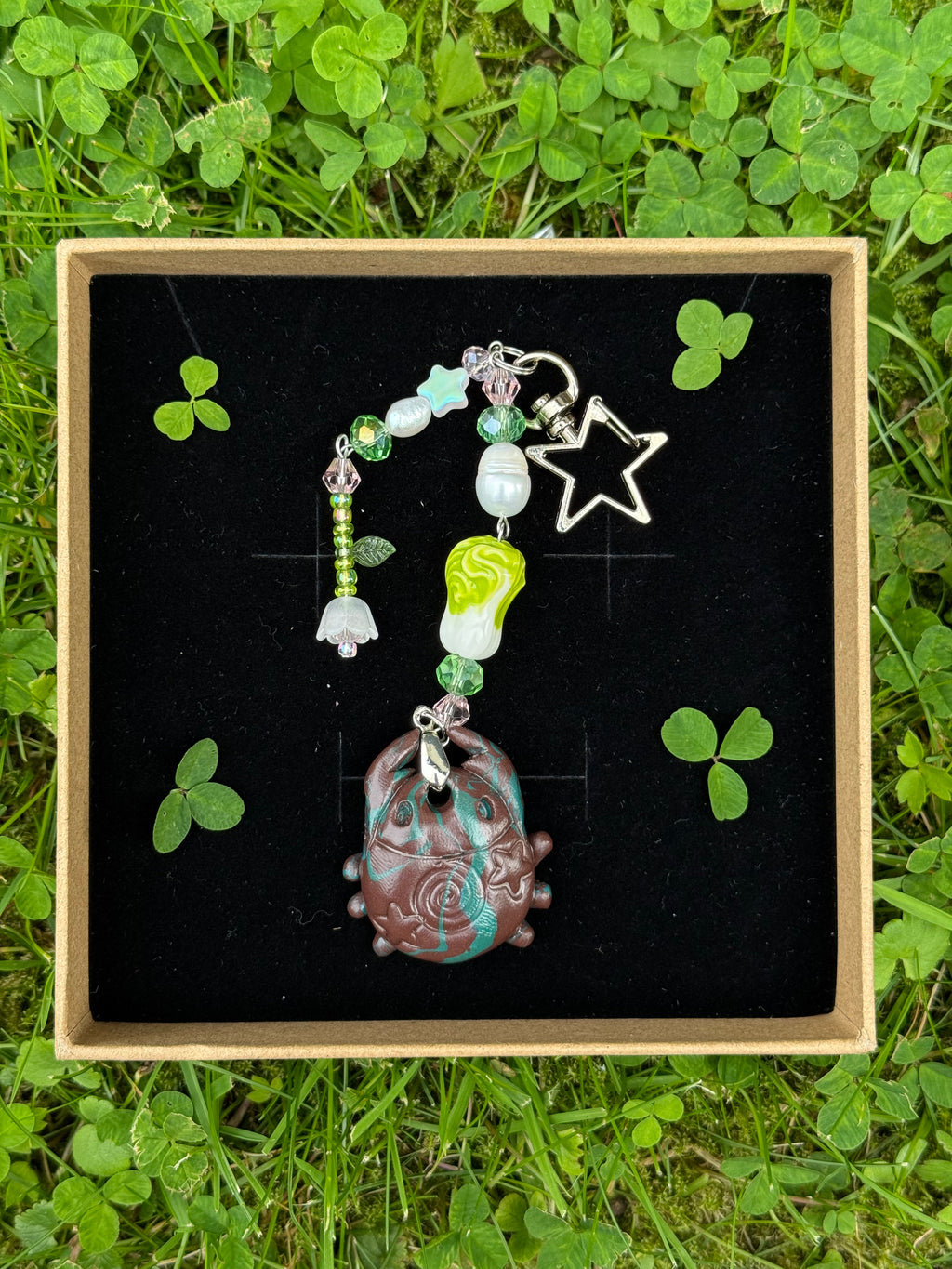 spiral bug keychains