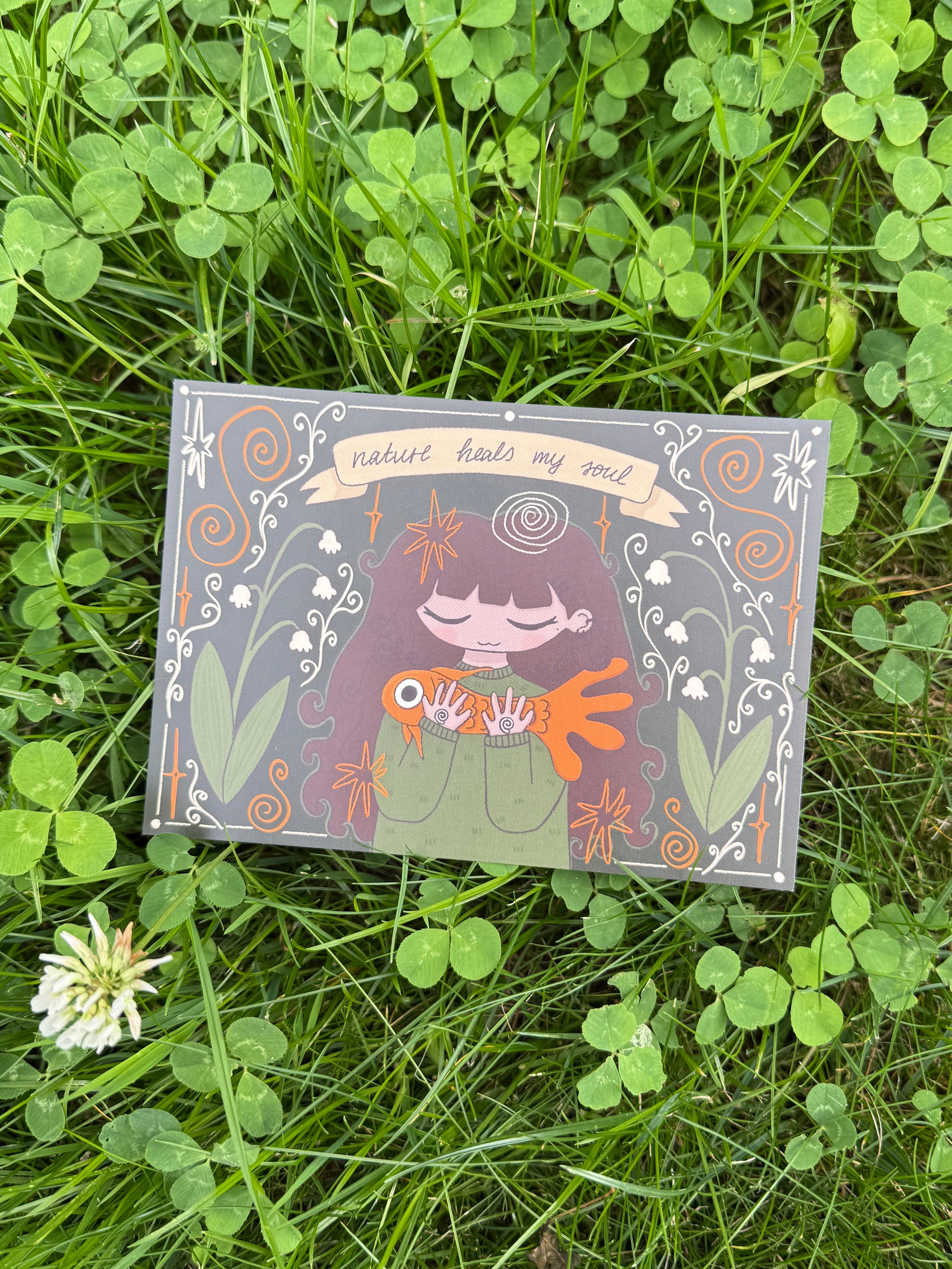 "nature heals my soul" - art print