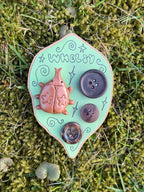 star bug and button pins - set of 4