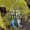 shark keychains .☘︎ ݁˖