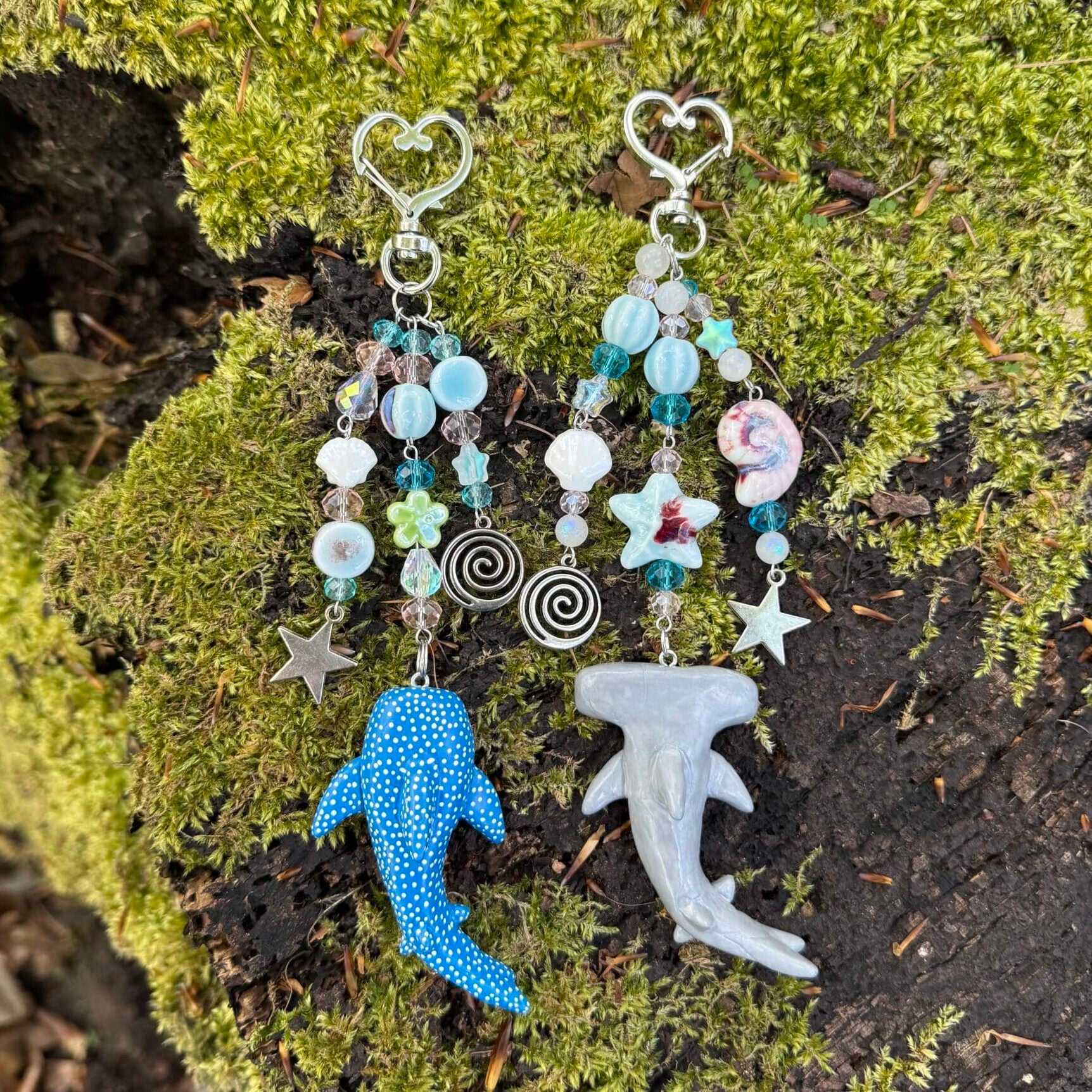 shark keychains ★