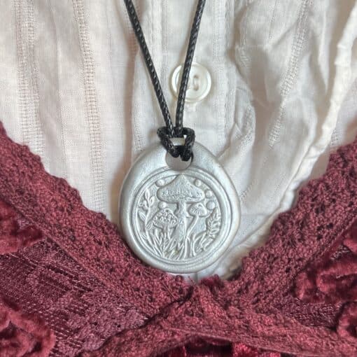 magical mushroom necklace