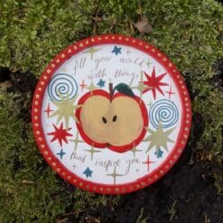 "fill your world with things that inspire you" trinket dish
