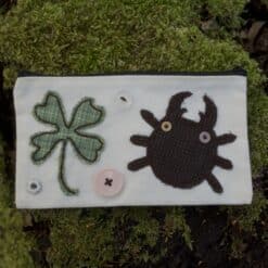 lucky clover bug pencil case
