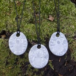 spiral bug charm necklaces