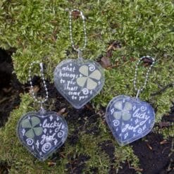 lucky clover keychains  (B-Grade)