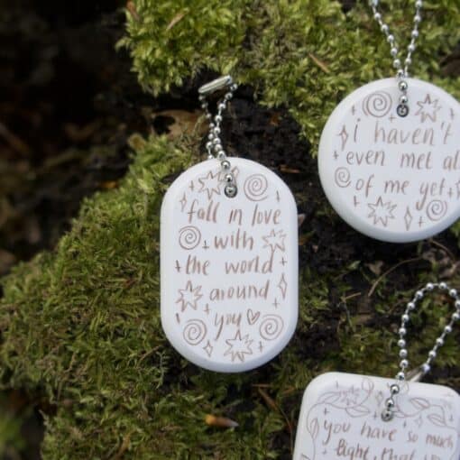 positive message keychains - Image 2