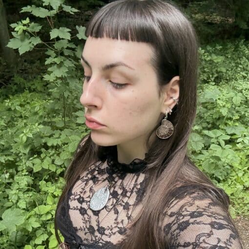 spiral bug charm necklace 𖦹 - Image 3