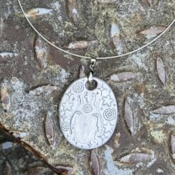 spiral bug charm necklace ☾