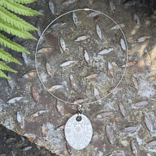 spiral bug charm necklace 𖦹 - Image 2