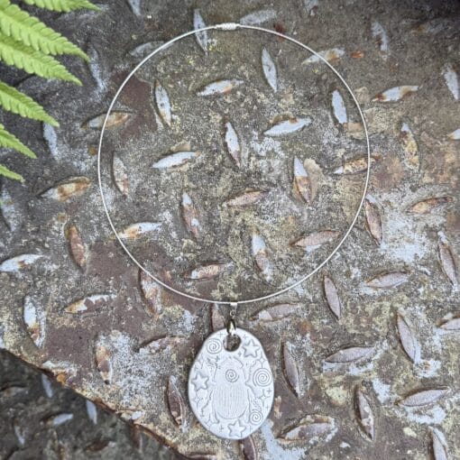 spiral bug charm necklace ★ - Image 2