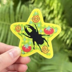 stag beetle tomato sticker