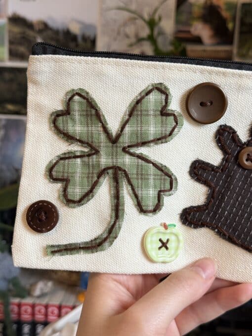 lucky clover bug pouch - Image 2