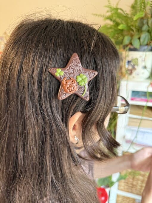 lucky spiral bug hair clip - Image 6