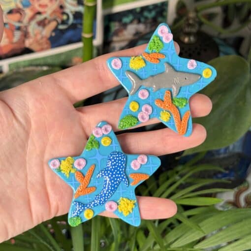ocean heart pins